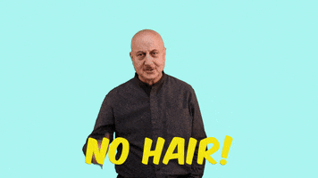 no hair no care GIF by Anupam Kher