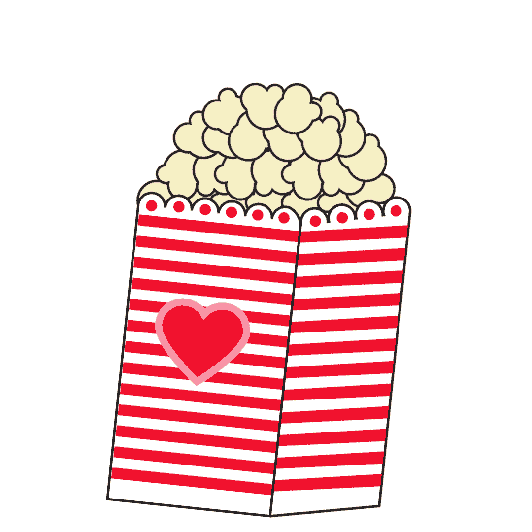 Pop Corn Sticker by Cascar Studio for iOS & Android GIPHY