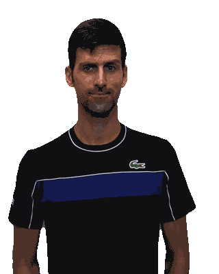 Confused Novak Djokovic Sticker by Miami Open