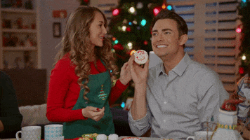 Baking Christmas Cookies GIF by Hallmark Channel