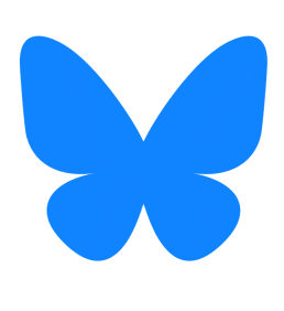 Blue Butterfly Sticker