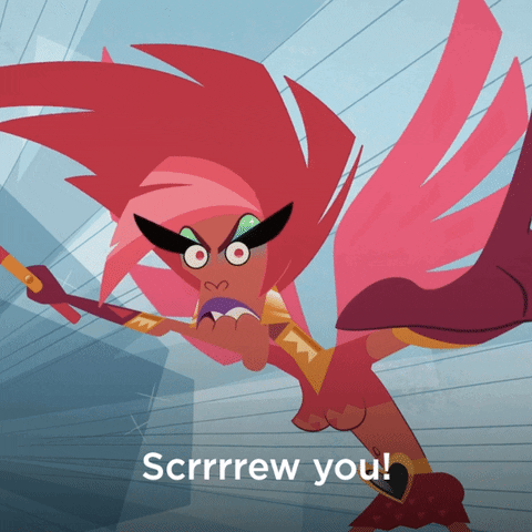 attack screw you GIF by Super Drags Netflix