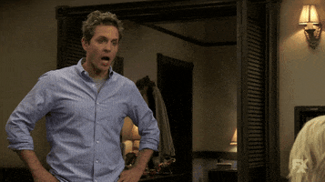 TV gif. Glenn Howerton as Dennis on It's Always Sunny in Philadelphia stands authoritatively with his hands on his hips and says, "I command you to stop," which appears as text.