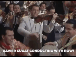 Conducting Xavier Cugat GIF