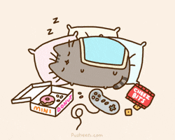 im so bored GIF by Pusheen