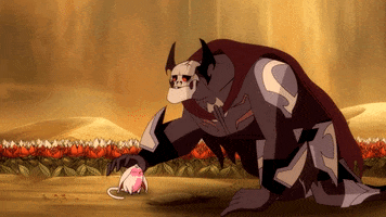 villain petting GIF by mysticonsofficial