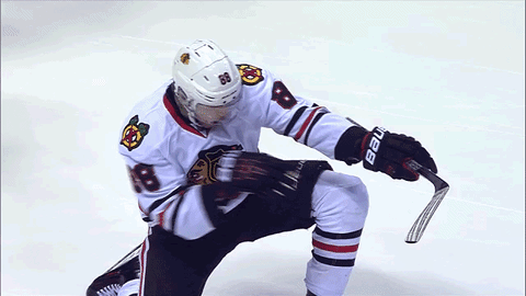 excited chicago blackhawks GIF by NBC Sports Chicago