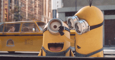 Shocked Snap GIF by Minions