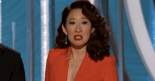 Image result for sandra oh gif