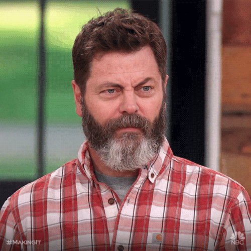 Nick Offerman Beard Gif