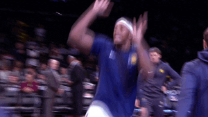 jumping indiana pacers GIF by NBA