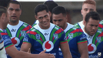 high five rugby league GIF by NRL