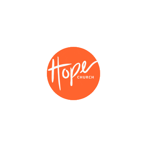 Hope Church Sticker by Camp Sonshine
