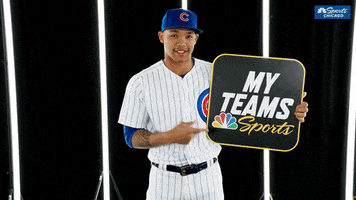 addison russell baseball GIF by NBC Sports Chicago