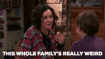 Darlene The Whole Thing Is Really Weird GIF by Roseanne