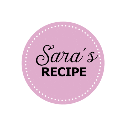 Sarasrecipe Sticker by sarabäckmo