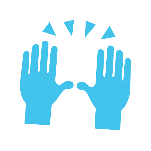 Praise Hands Thumbs Up Sticker by Word Baptist Church