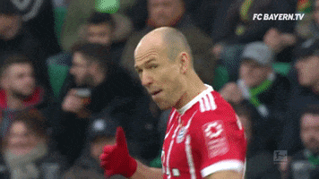 excited arjen robben GIF by FC Bayern Munich