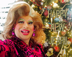 Flashing Happy New Year GIF