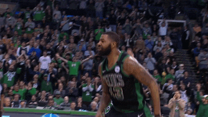 Boston Celtics Jump GIF by NBA