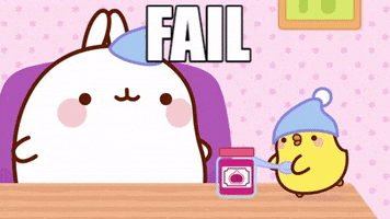 friends fail GIF by Molang