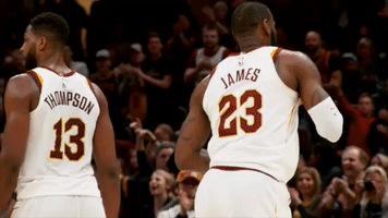 excited lebron james GIF by ESPN