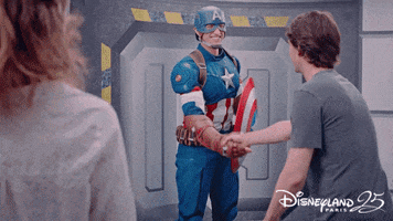 captain america wink GIF by Disneyland Paris