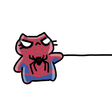 Cat Spiderman GIF