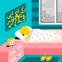 rain sleep GIF