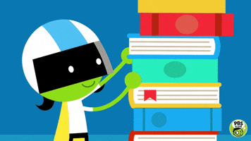 read a book thumbs up GIF by PBS KIDS