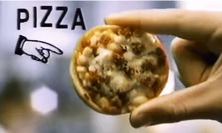 pizza bagel GIF