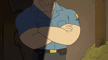 costume quest cop GIF by Cartoon Hangover