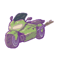 Ninja Kawasaki Sticker by Szabi