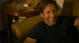 hank moody season 3 gag reel GIF