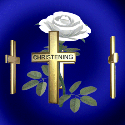 White Rose Cross GIF