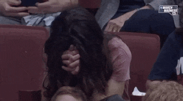 Stressed College Basketball GIF by NCAA March Madness