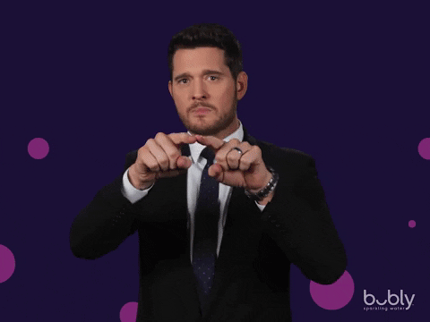 Michael Buble Love GIF by bubly - Find & Share on GIPHY