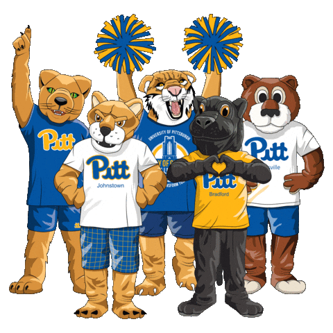 Pdog Sticker by Pitt Alumni Association
