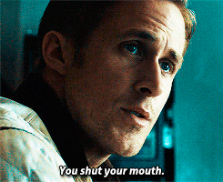 Ryan Gosling Shut Up GIF - Find & Share on GIPHY