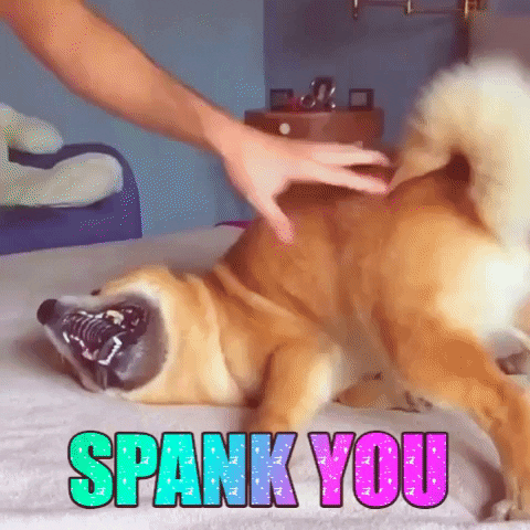 Spanks Spank You GIF by chuber channel