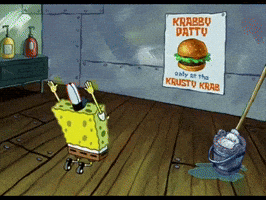 spongebob bowing GIF