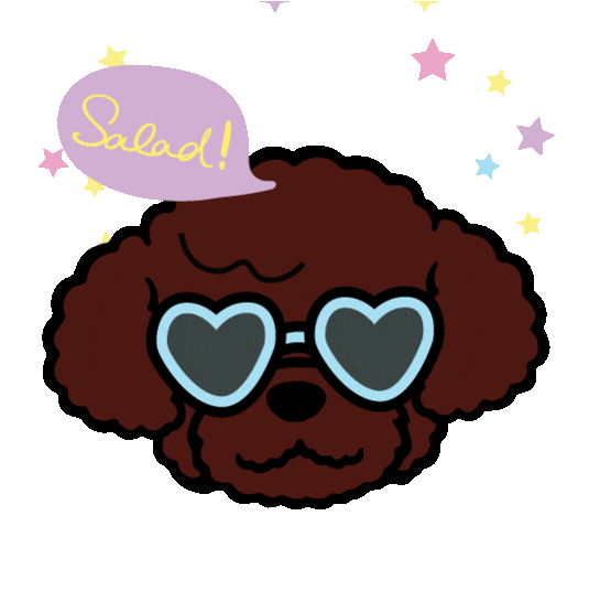 Dog Salad Sticker by Bauhaus Holdings Limited