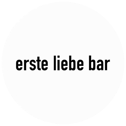 erste liebe bar Sticker