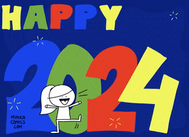 Happy New Year Feliz Ano GIF by Minka Comics