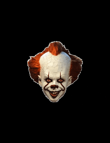 Rubies_italy halloween horror mask clown GIF