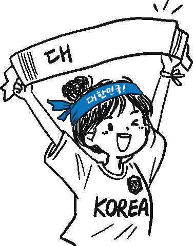 Korea Sticker
