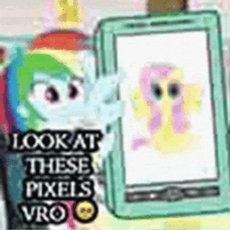 Rainbow Dash Pixels GIF