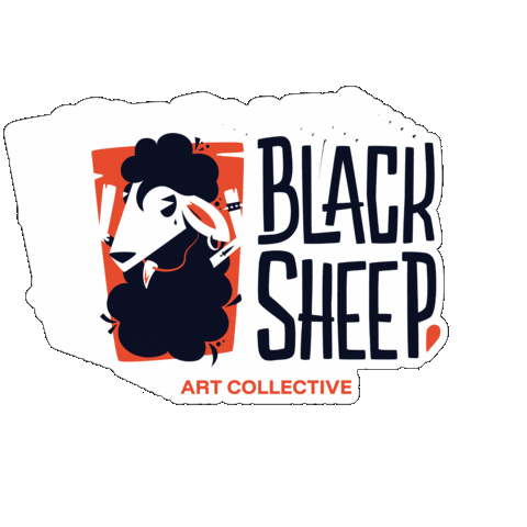 Sheep Sticker by Dablion agency