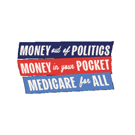 Money In Your Pocket Medicare For All Sticker by Abdul for Senate