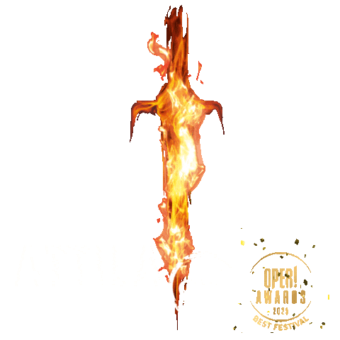 Fire Burn Sticker by heidenheim.de